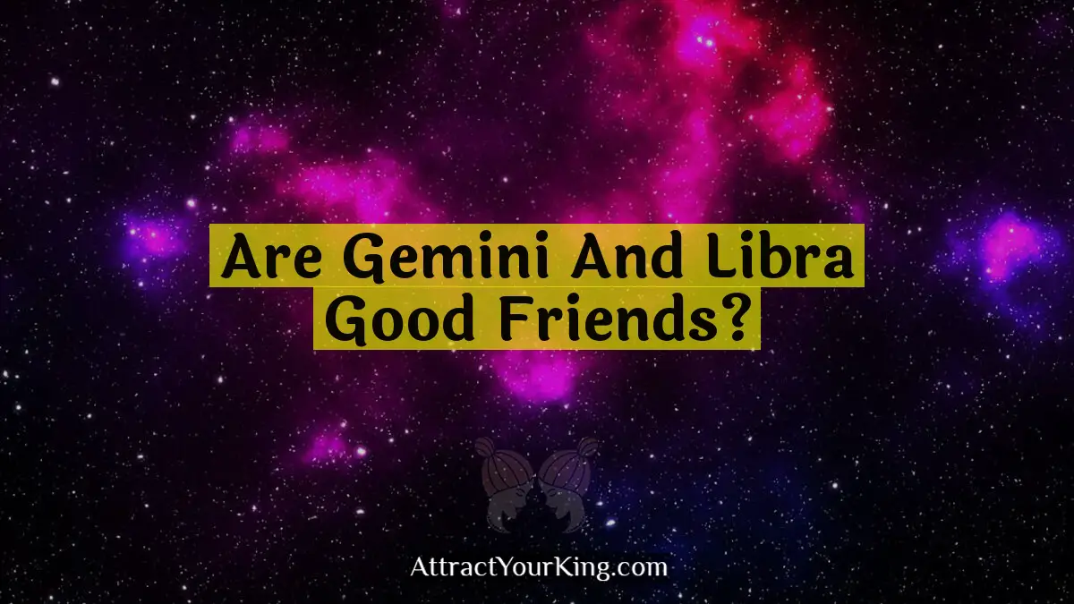 are gemini and libra good friends