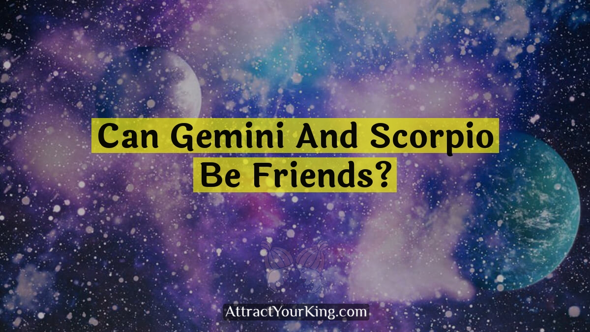 can gemini and scorpio be friends
