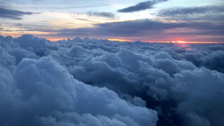 white clouds