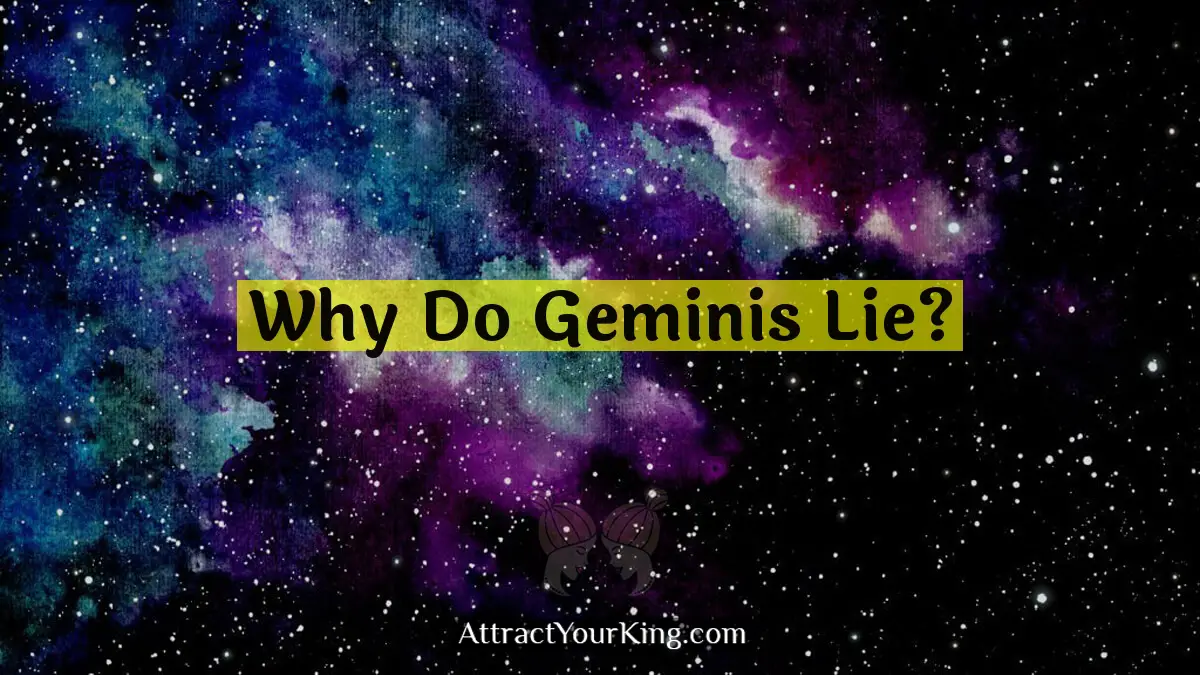 why do geminis lie